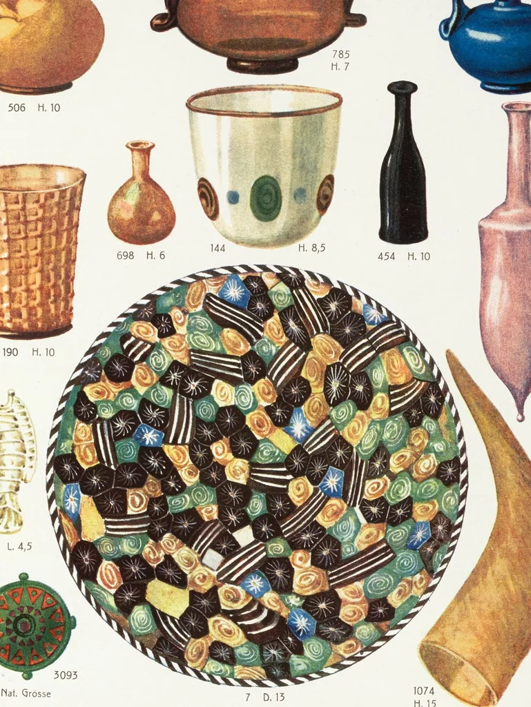 An illustration from Beschreibung römischer Altertümer [volume 2] / gesammelt von Carl Anton Niessen, 1911, leaf 9