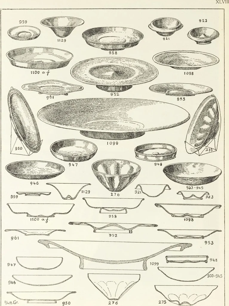 An illustration from Beschreibung römischer Altertümer [volume 2] / gesammelt von Carl Anton Niessen, 1911, leaf 97