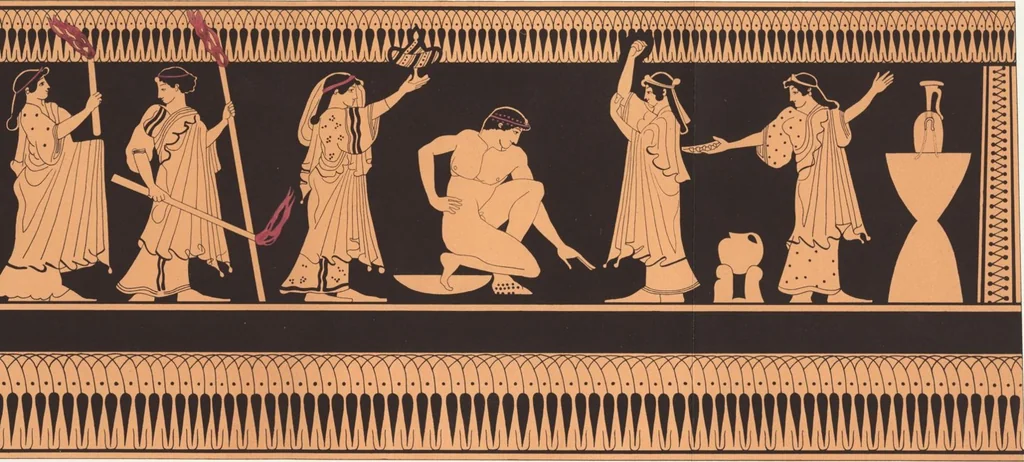 An illustration from Description des collections d'antiquités conservées à l'Hôtel Lambert, 1886, leaf 207
