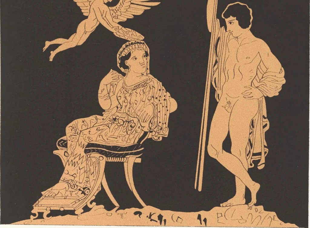 An illustration from Description des collections d'antiquités conservées à l'Hôtel Lambert, 1886, leaf 293