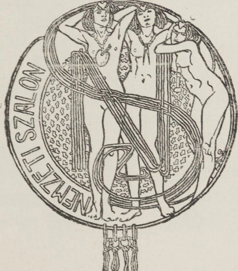 An illustration from A Magyar aquarellisták és pastellfestók egyesűlete : V. kiállitásának : katalógusa, 1916, leaf 1