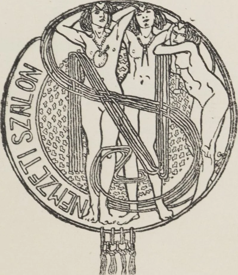 An illustration from A Nemzeti Szalon téli kiállitásának : katalógusa., 1916, leaf 1
