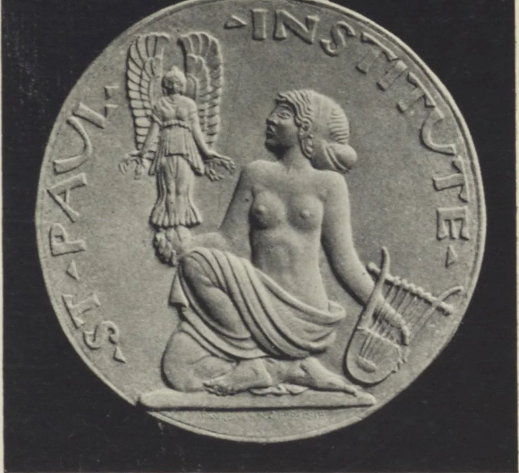 An illustration from Catalogue of an exhibition of sculpture by Paul Manship ... : February 15-March 8, 1916 / with an introduction by Martin Birnbaum, 1916, leaf 25