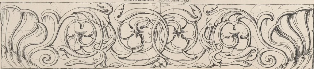 An illustration from Etchings, representing the best examples of ancient ornamental architecture : drawn from the originals in Rome, and other parts of Italy, during the years 1794, 1795 and 1796. by Charles Heathcote Tatham, architect facsimile reproduction by photo-lithography, 1890, leaf 100