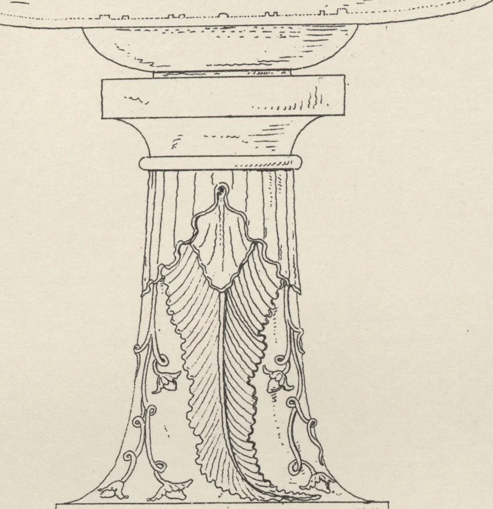 An illustration from Etchings, representing the best examples of ancient ornamental architecture : drawn from the originals in Rome, and other parts of Italy, during the years 1794, 1795 and 1796. by Charles Heathcote Tatham, architect facsimile reproduction by photo-lithography, 1890, leaf 63