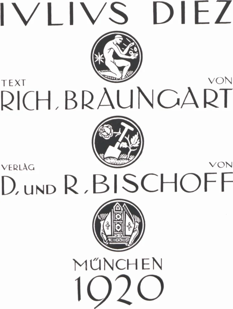 An illustration from Iulius Diez / Text von Rich. Braungart, 1920, leaf 11