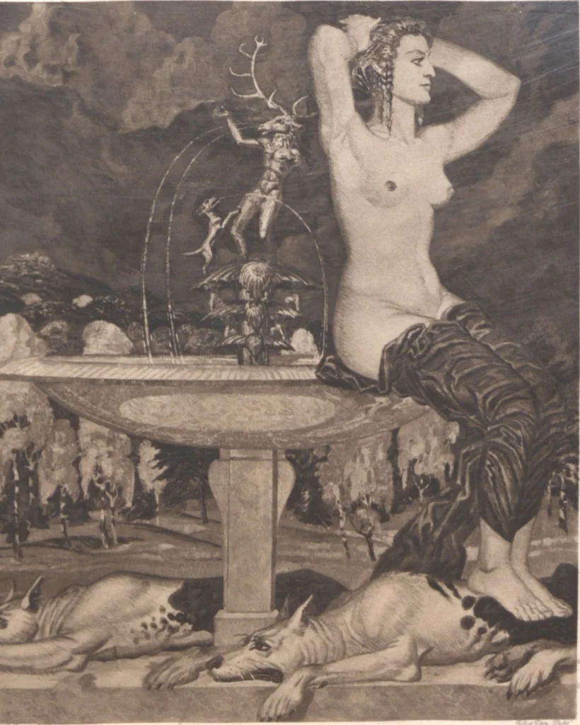 An illustration from Iulius Diez / Text von Rich. Braungart, 1920, leaf 124