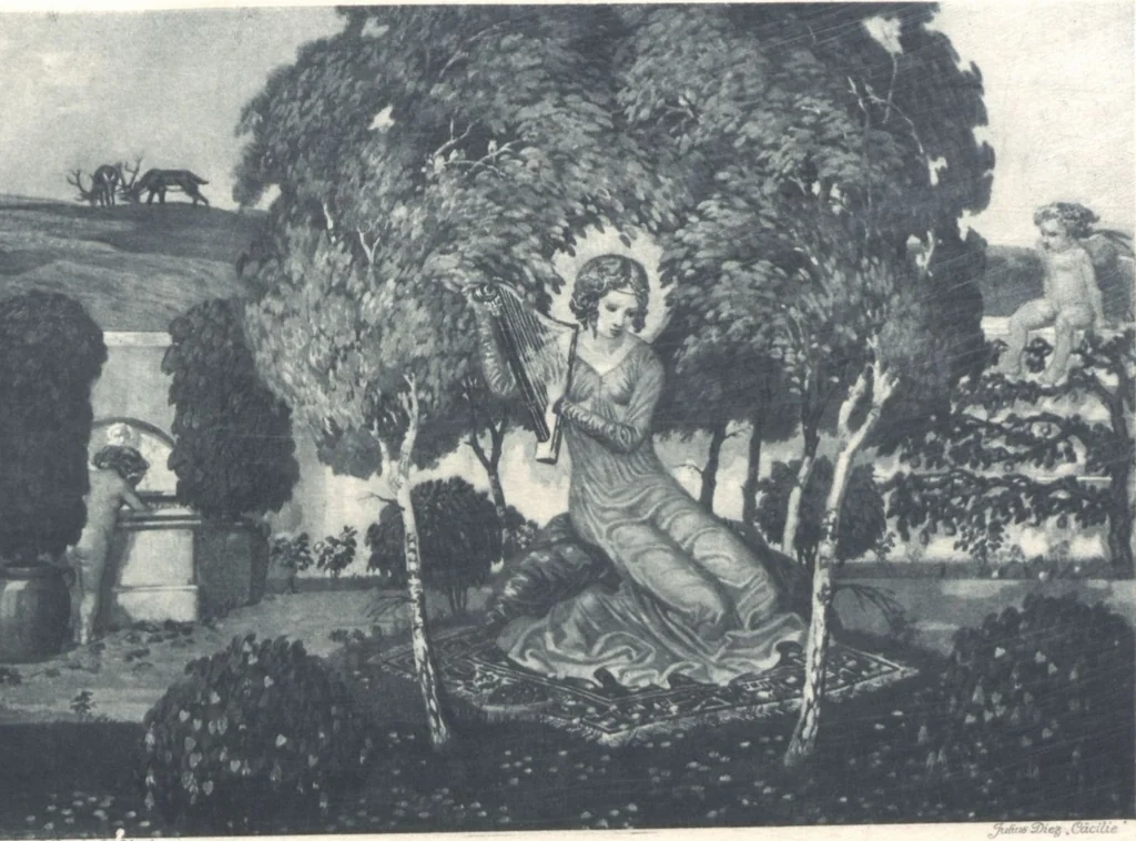 An illustration from Iulius Diez / Text von Rich. Braungart, 1920, leaf 133