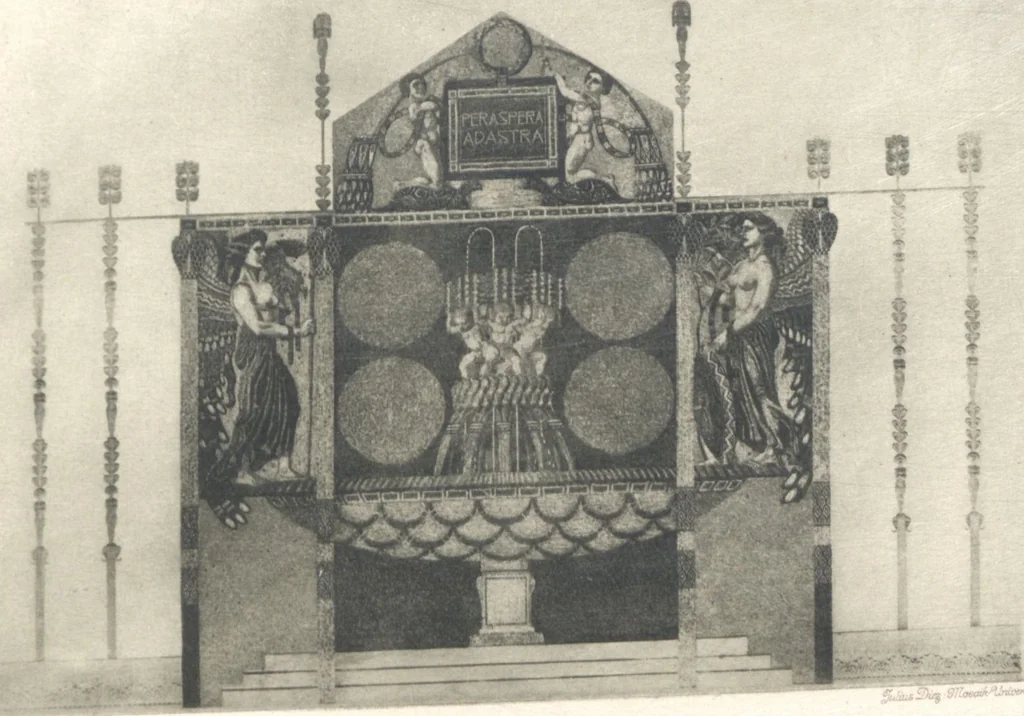 An illustration from Iulius Diez / Text von Rich. Braungart, 1920, leaf 134