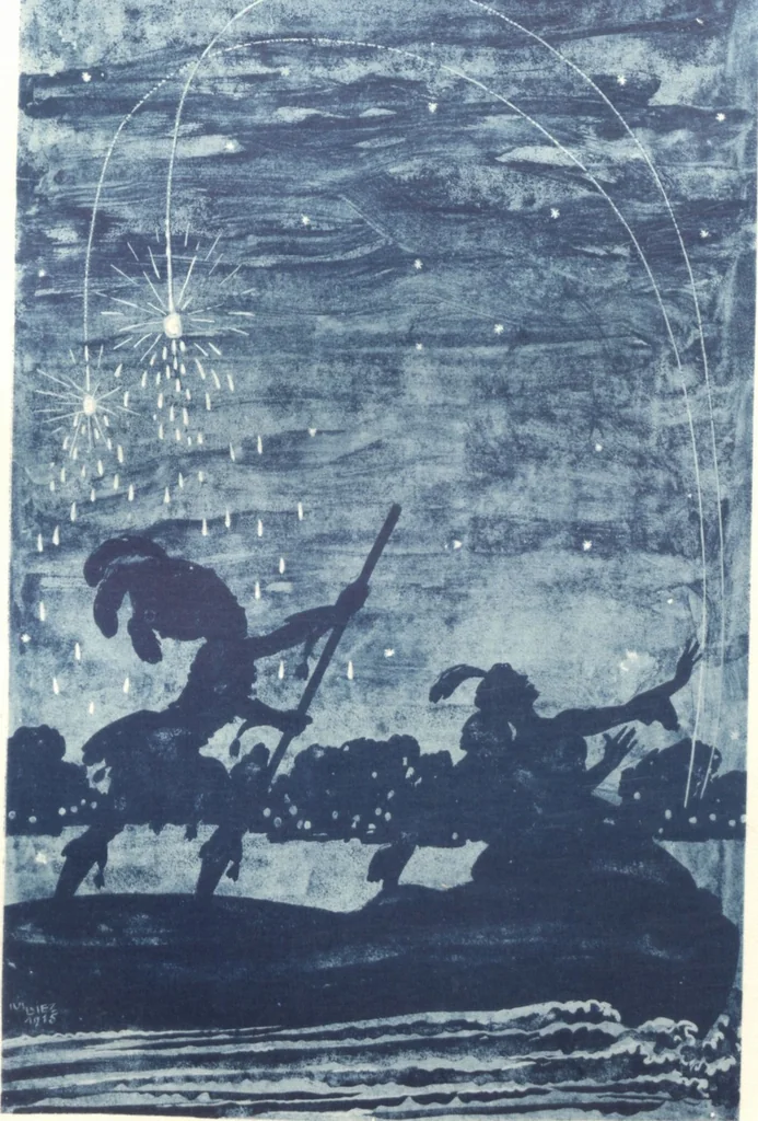 An illustration from Iulius Diez / Text von Rich. Braungart, 1920, leaf 137