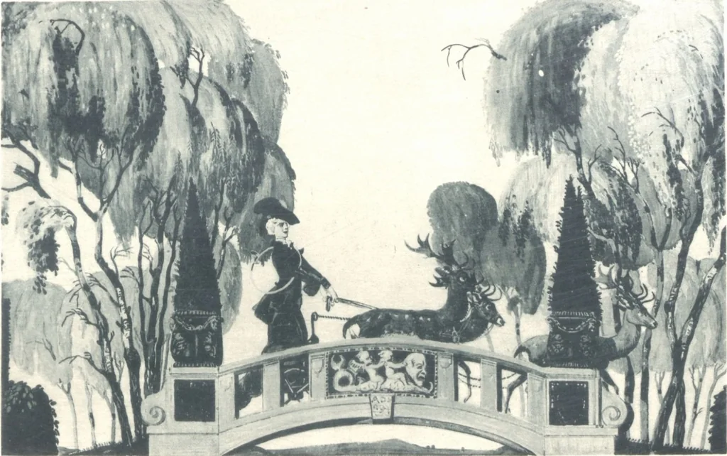 An illustration from Iulius Diez / Text von Rich. Braungart, 1920, leaf 139