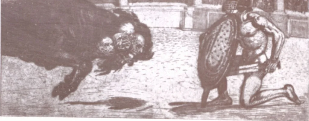 An illustration from Iulius Diez / Text von Rich. Braungart, 1920, leaf 14