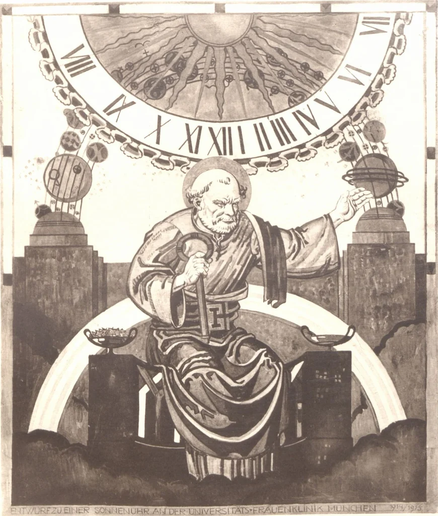 An illustration from Iulius Diez / Text von Rich. Braungart, 1920, leaf 143