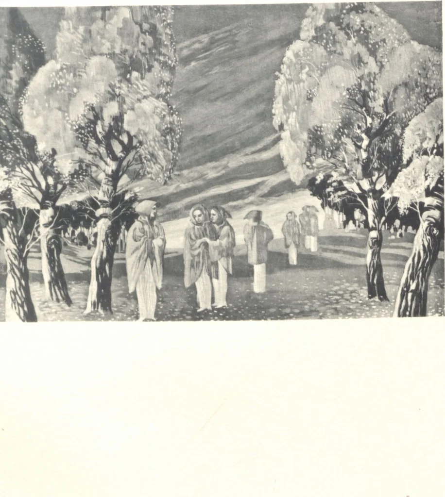 An illustration from Iulius Diez / Text von Rich. Braungart, 1920, leaf 151