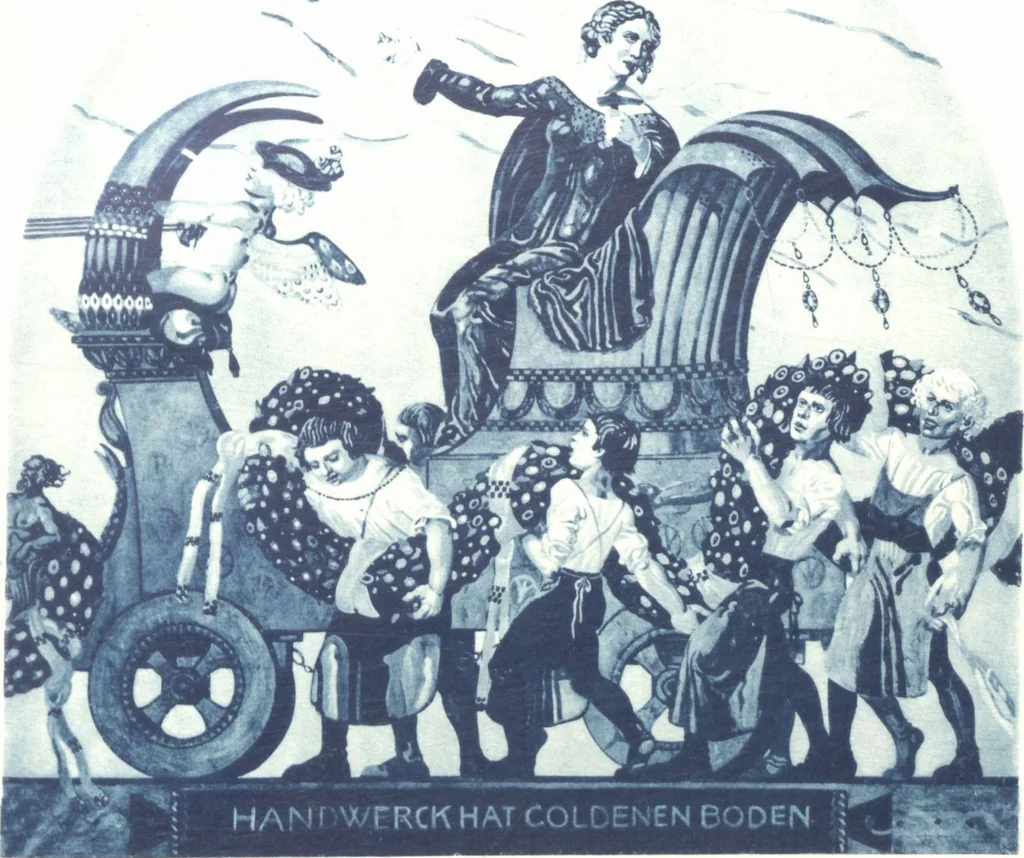 An illustration from Iulius Diez / Text von Rich. Braungart, 1920, leaf 159