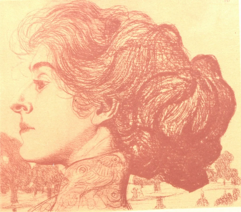 An illustration from Iulius Diez / Text von Rich. Braungart, 1920, leaf 163
