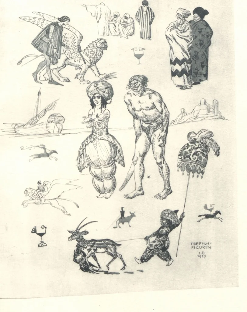 An illustration from Iulius Diez / Text von Rich. Braungart, 1920, leaf 165