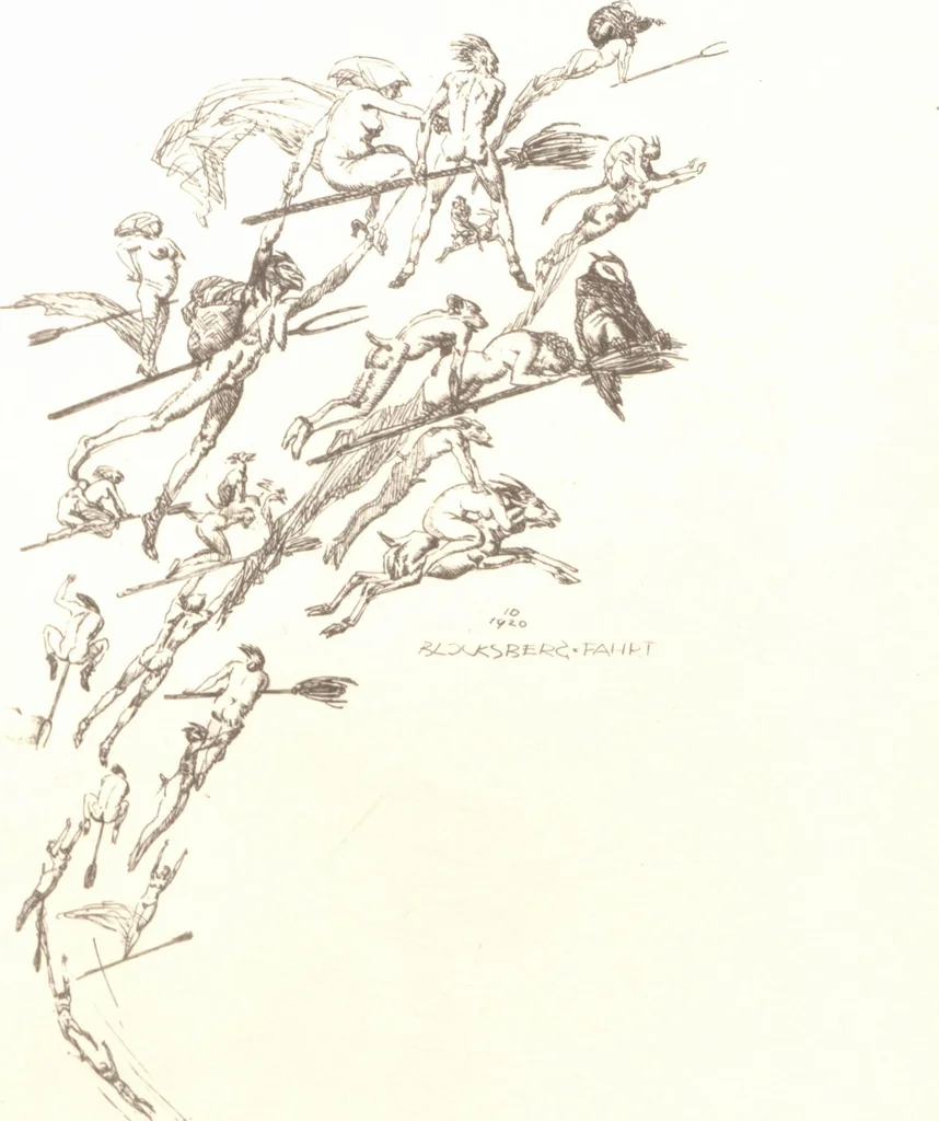 An illustration from Iulius Diez / Text von Rich. Braungart, 1920, leaf 181
