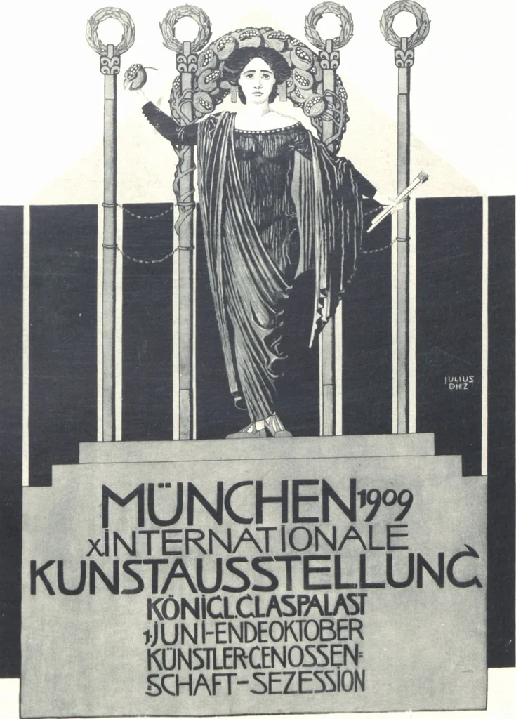 An illustration from Iulius Diez / Text von Rich. Braungart, 1920, leaf 189