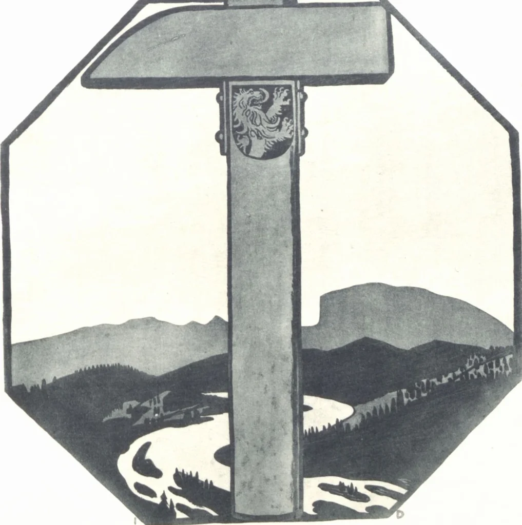 An illustration from Iulius Diez / Text von Rich. Braungart, 1920, leaf 191