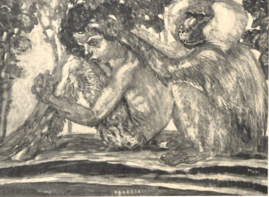 An illustration from Iulius Diez / Text von Rich. Braungart, 1920, leaf 39
