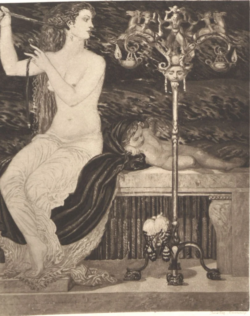 An illustration from Iulius Diez / Text von Rich. Braungart, 1920, leaf 41