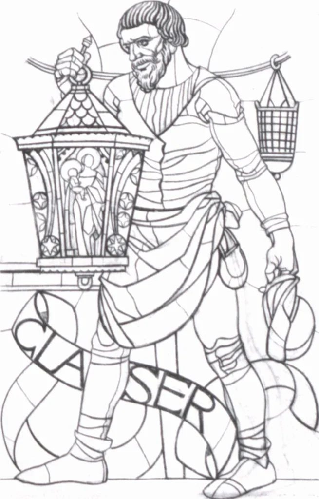 An illustration from Iulius Diez / Text von Rich. Braungart, 1920, leaf 47