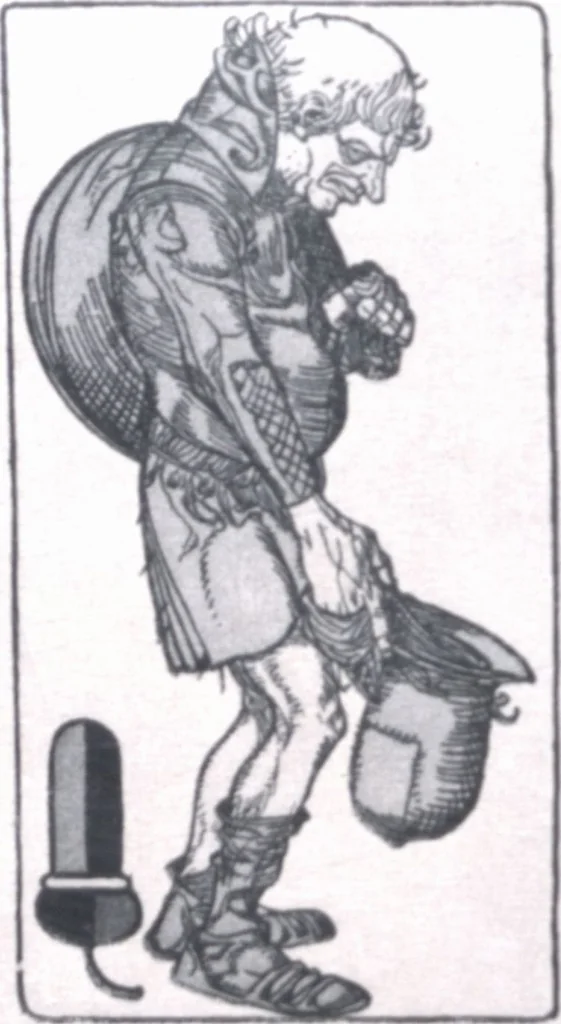 An illustration from Iulius Diez / Text von Rich. Braungart, 1920, leaf 54