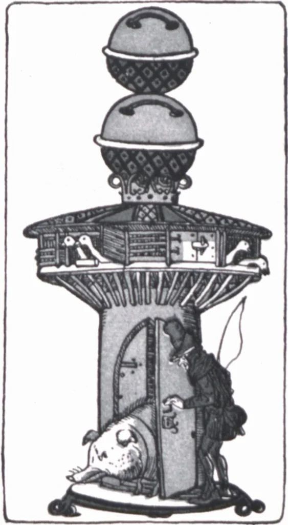 An illustration from Iulius Diez / Text von Rich. Braungart, 1920, leaf 55