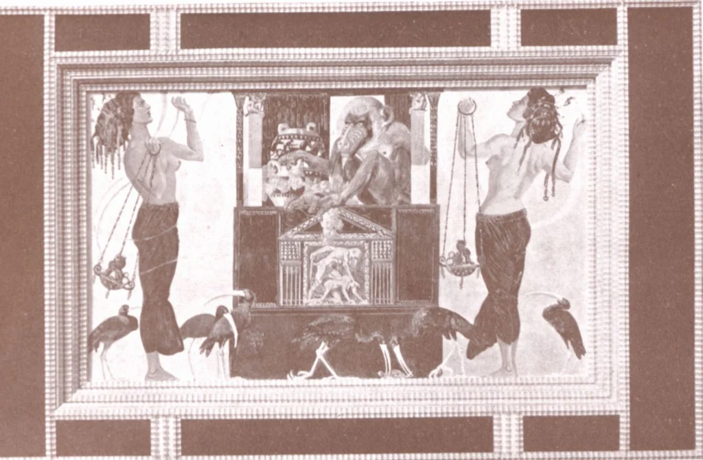 An illustration from Iulius Diez / Text von Rich. Braungart, 1920, leaf 69