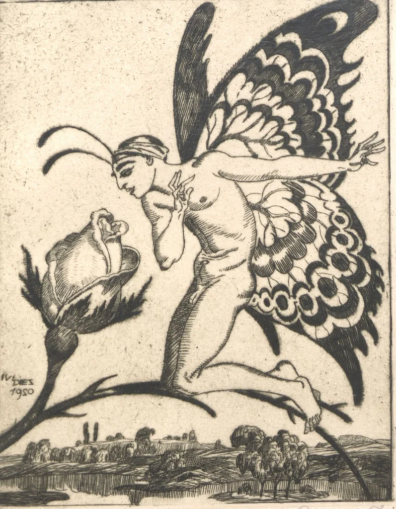 An illustration from Iulius Diez / Text von Rich. Braungart, 1920, leaf 75