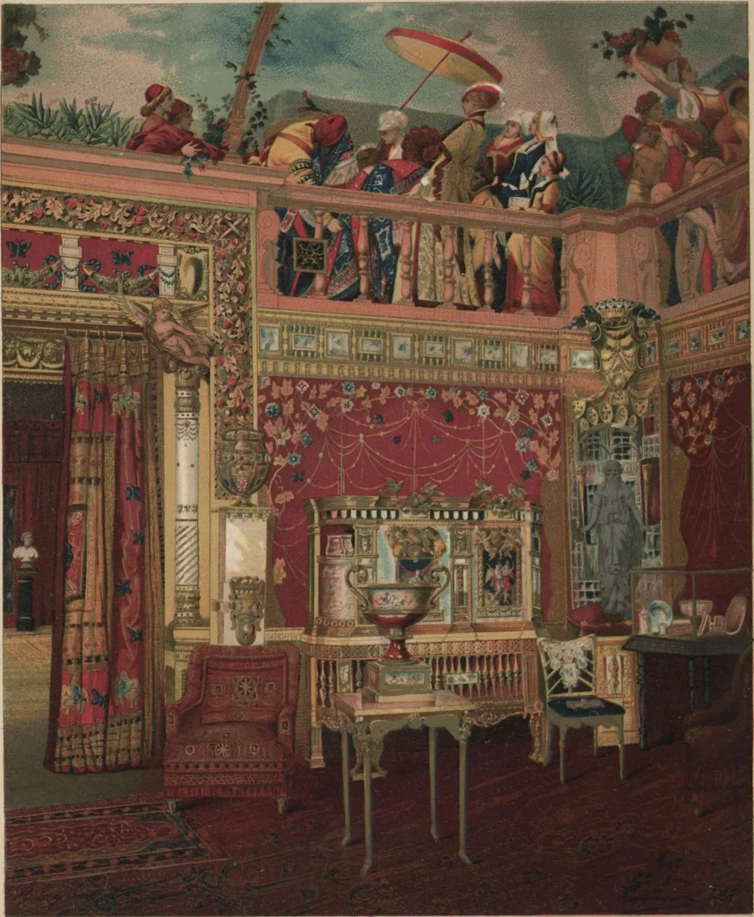 An illustration from Mr. Vanderbilt's house and collection : volume 1 / described by Edward Strahan, 1883, leaf 104
