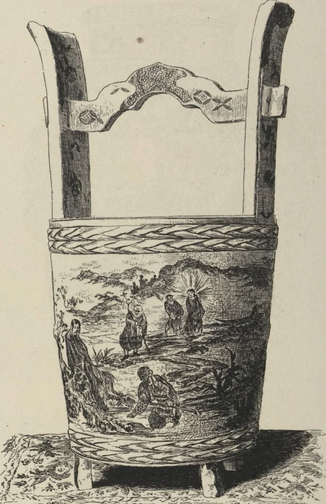 An illustration from Mr. Vanderbilt's house and collection : volume 1 / described by Edward Strahan, 1883, leaf 144