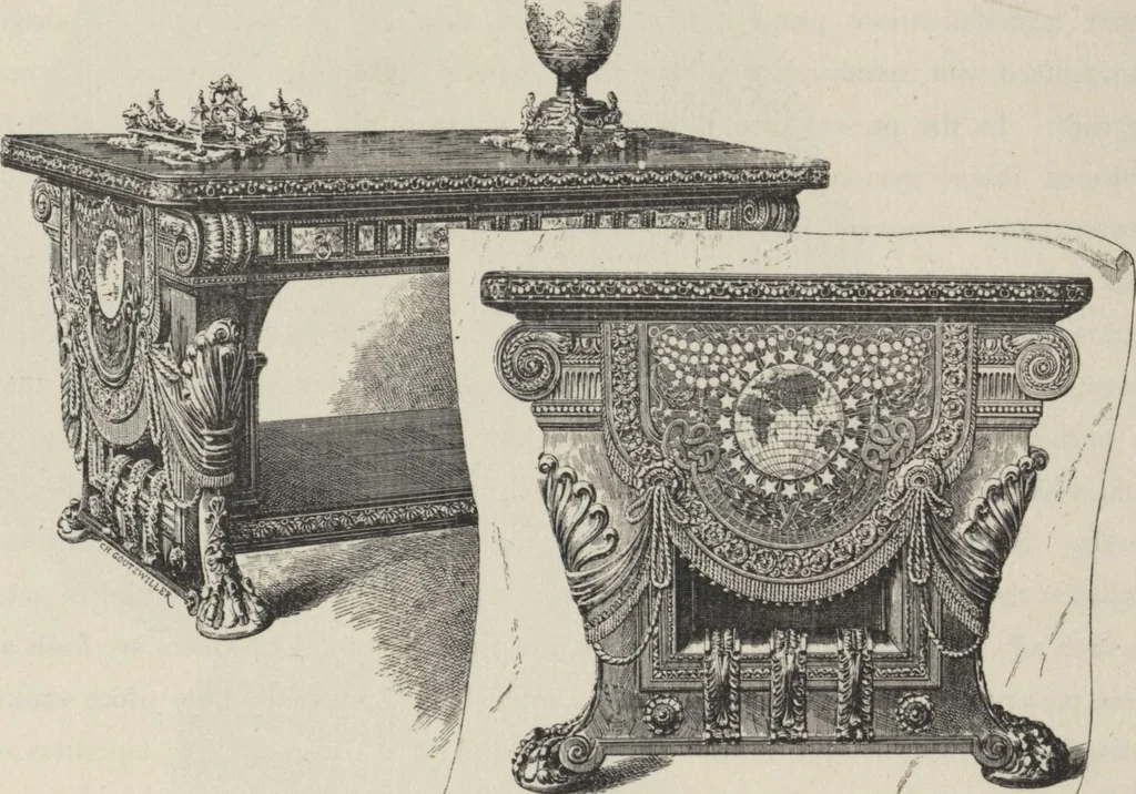 An illustration from Mr. Vanderbilt's house and collection : volume 1 / described by Edward Strahan, 1883, leaf 78