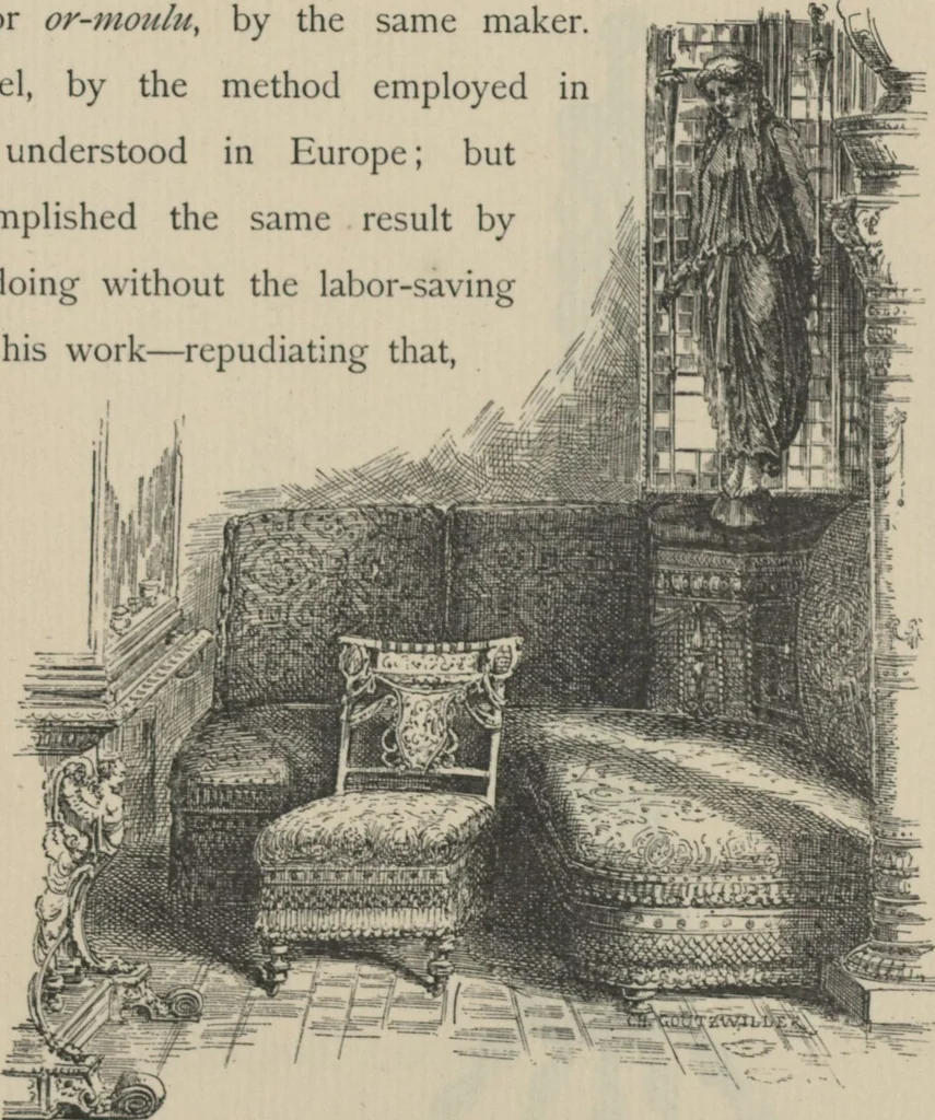 An illustration from Mr. Vanderbilt's house and collection : volume 1 / described by Edward Strahan, 1883, leaf 95