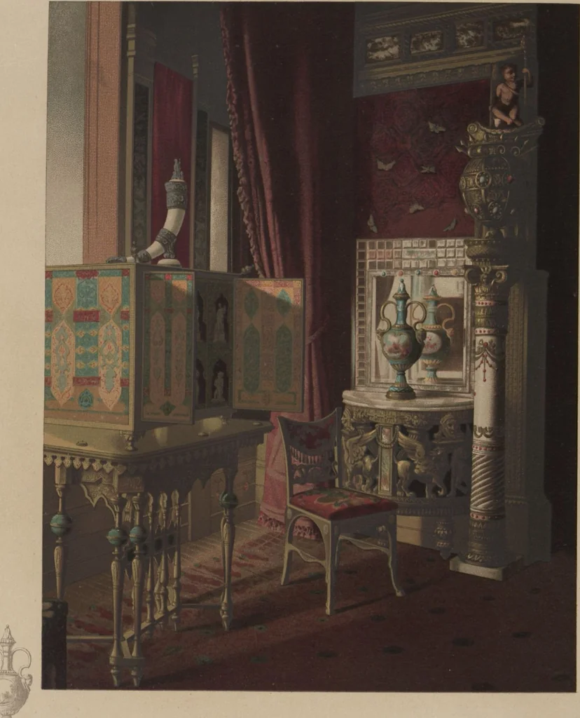 An illustration from Mr. Vanderbilt's house and collection : volume 1 / described by Edward Strahan, 1883, leaf 98