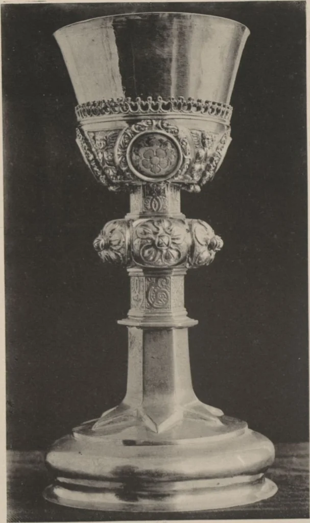 An illustration from Auswahl von kunstgewerblichen Gegenständen aus der retrospectiven Ausstellung der allgemeinen Landes- und Jubiläums-Ausstellung in Prag 1891, 1892, leaf 100