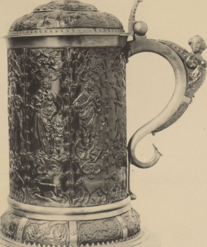 An illustration from Auswahl von kunstgewerblichen Gegenständen aus der retrospectiven Ausstellung der allgemeinen Landes- und Jubiläums-Ausstellung in Prag 1891, 1892, leaf 116