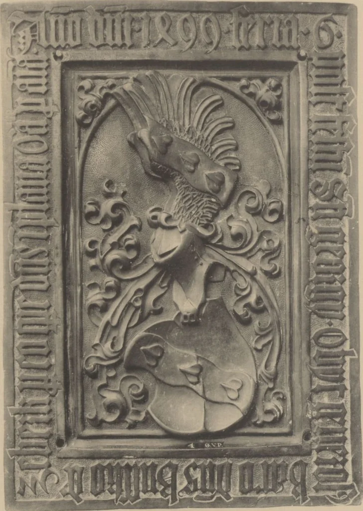 An illustration from Auswahl von kunstgewerblichen Gegenständen aus der retrospectiven Ausstellung der allgemeinen Landes- und Jubiläums-Ausstellung in Prag 1891, 1892, leaf 128