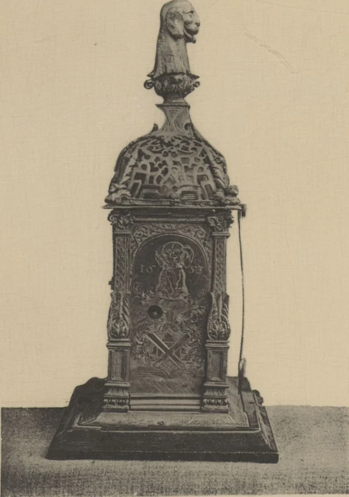 An illustration from Auswahl von kunstgewerblichen Gegenständen aus der retrospectiven Ausstellung der allgemeinen Landes- und Jubiläums-Ausstellung in Prag 1891, 1892, leaf 132