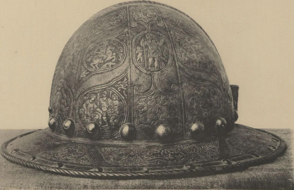 An illustration from Auswahl von kunstgewerblichen Gegenständen aus der retrospectiven Ausstellung der allgemeinen Landes- und Jubiläums-Ausstellung in Prag 1891, 1892, leaf 148
