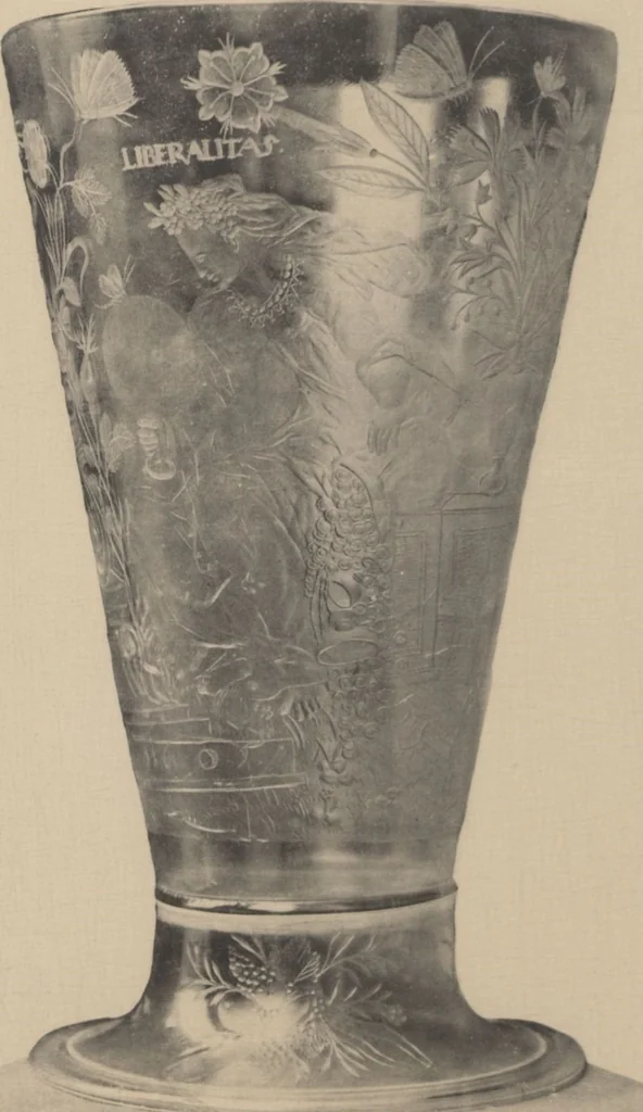 An illustration from Auswahl von kunstgewerblichen Gegenständen aus der retrospectiven Ausstellung der allgemeinen Landes- und Jubiläums-Ausstellung in Prag 1891, 1892, leaf 172