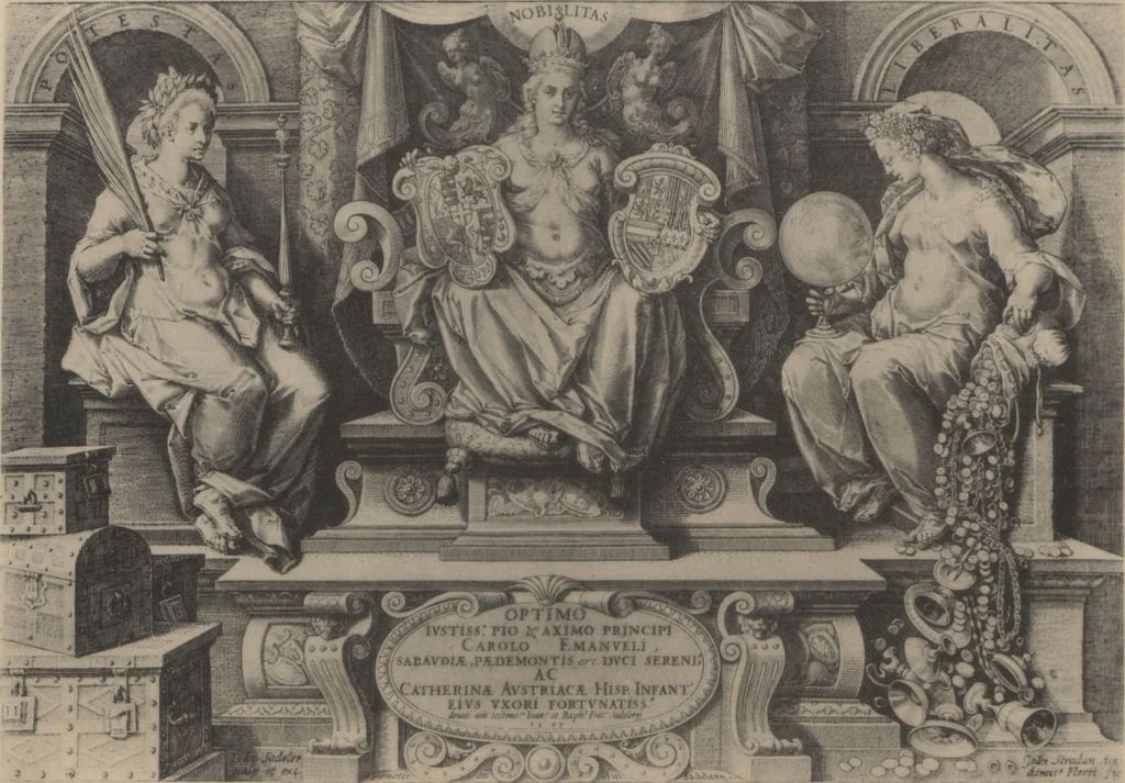An illustration from Auswahl von kunstgewerblichen Gegenständen aus der retrospectiven Ausstellung der allgemeinen Landes- und Jubiläums-Ausstellung in Prag 1891, 1892, leaf 174