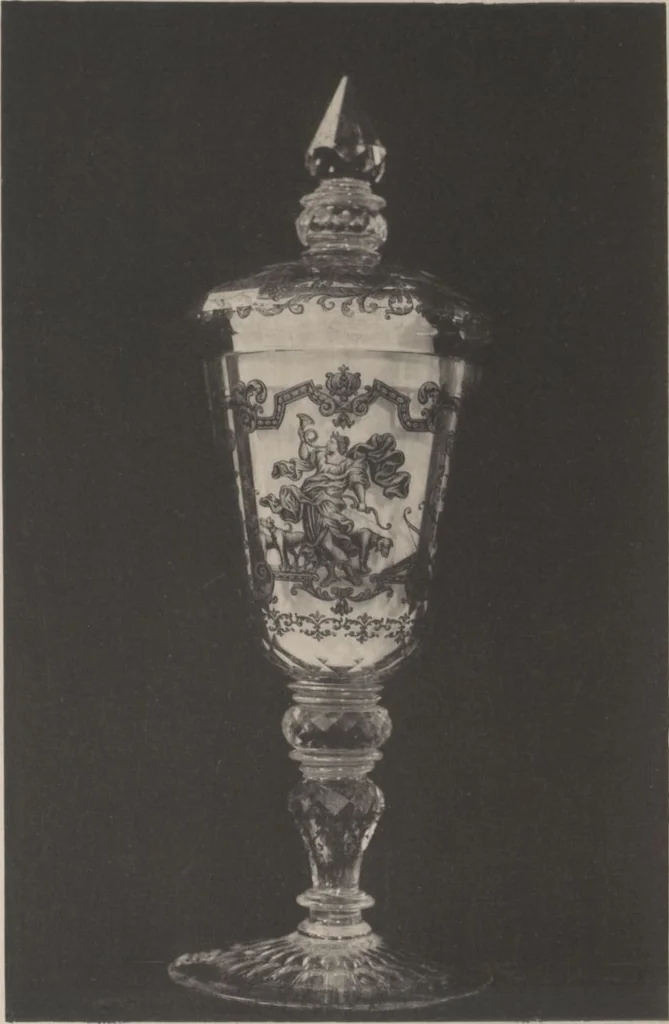 An illustration from Auswahl von kunstgewerblichen Gegenständen aus der retrospectiven Ausstellung der allgemeinen Landes- und Jubiläums-Ausstellung in Prag 1891, 1892, leaf 192