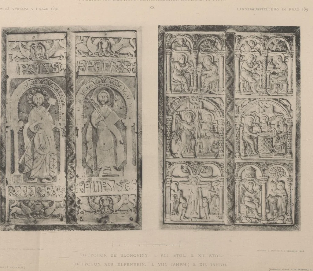 An illustration from Auswahl von kunstgewerblichen Gegenständen aus der retrospectiven Ausstellung der allgemeinen Landes- und Jubiläums-Ausstellung in Prag 1891, 1892, leaf 200