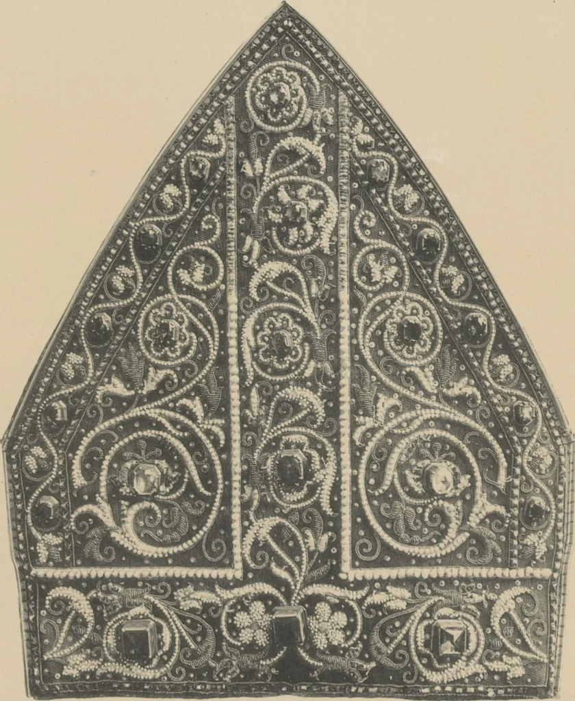 An illustration from Auswahl von kunstgewerblichen Gegenständen aus der retrospectiven Ausstellung der allgemeinen Landes- und Jubiläums-Ausstellung in Prag 1891, 1892, leaf 30