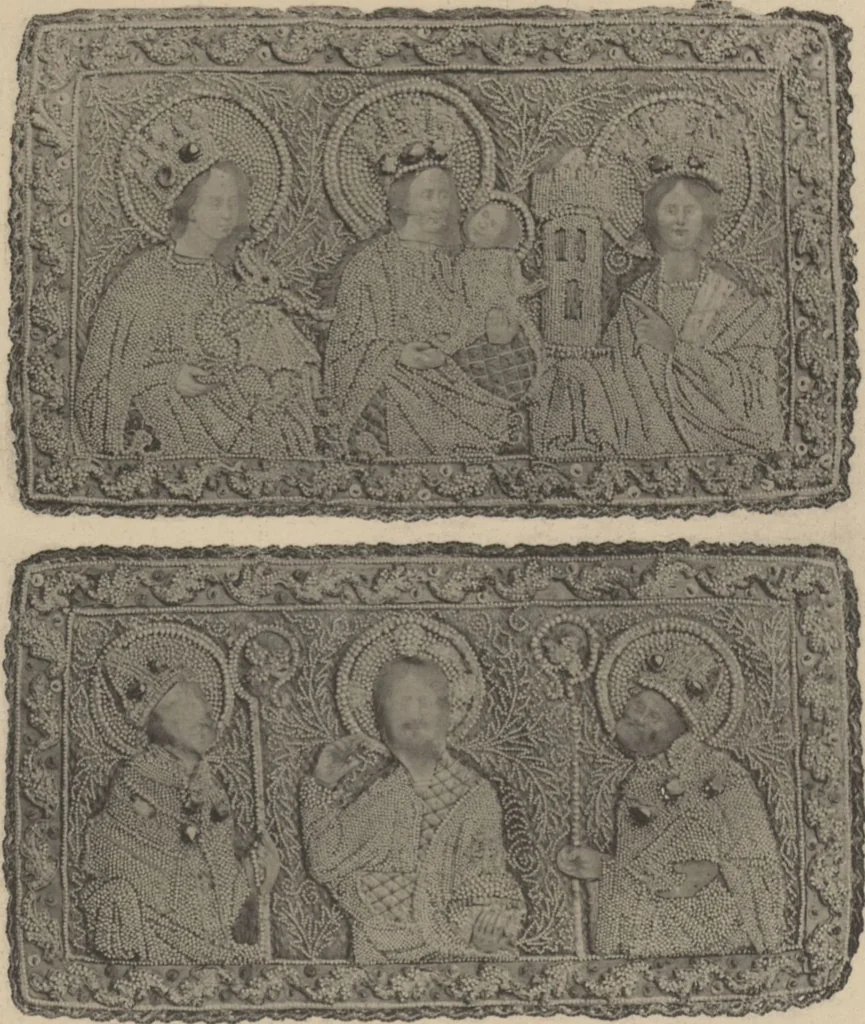 An illustration from Auswahl von kunstgewerblichen Gegenständen aus der retrospectiven Ausstellung der allgemeinen Landes- und Jubiläums-Ausstellung in Prag 1891, 1892, leaf 32