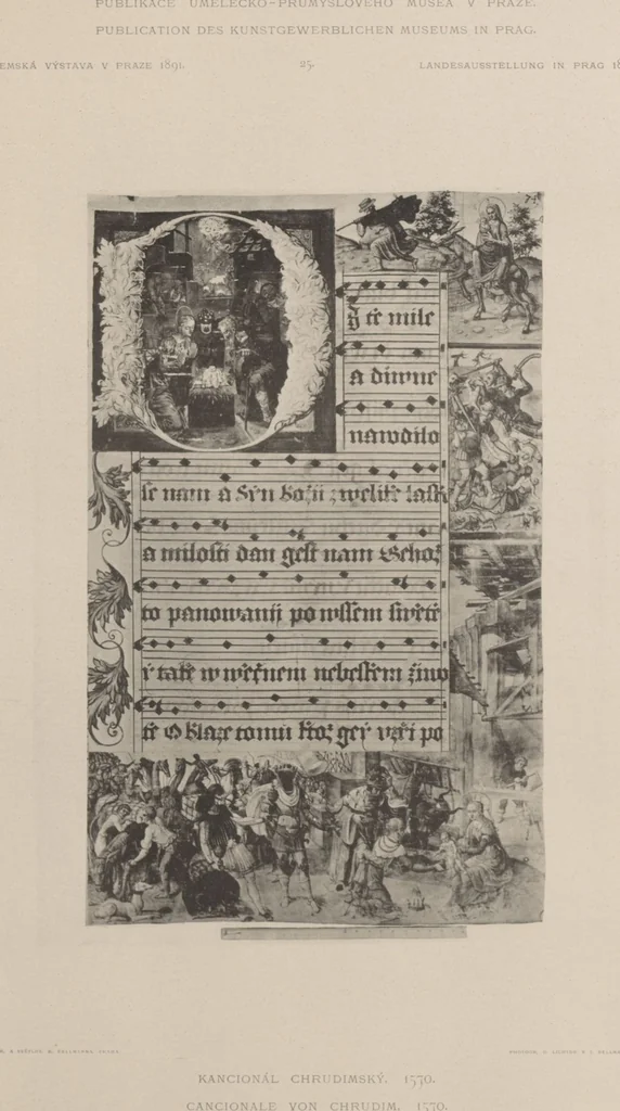 An illustration from Auswahl von kunstgewerblichen Gegenständen aus der retrospectiven Ausstellung der allgemeinen Landes- und Jubiläums-Ausstellung in Prag 1891, 1892, leaf 74