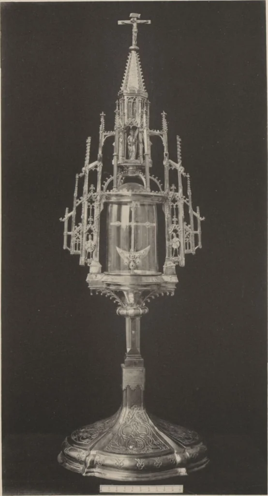 An illustration from Auswahl von kunstgewerblichen Gegenständen aus der retrospectiven Ausstellung der allgemeinen Landes- und Jubiläums-Ausstellung in Prag 1891, 1892, leaf 98