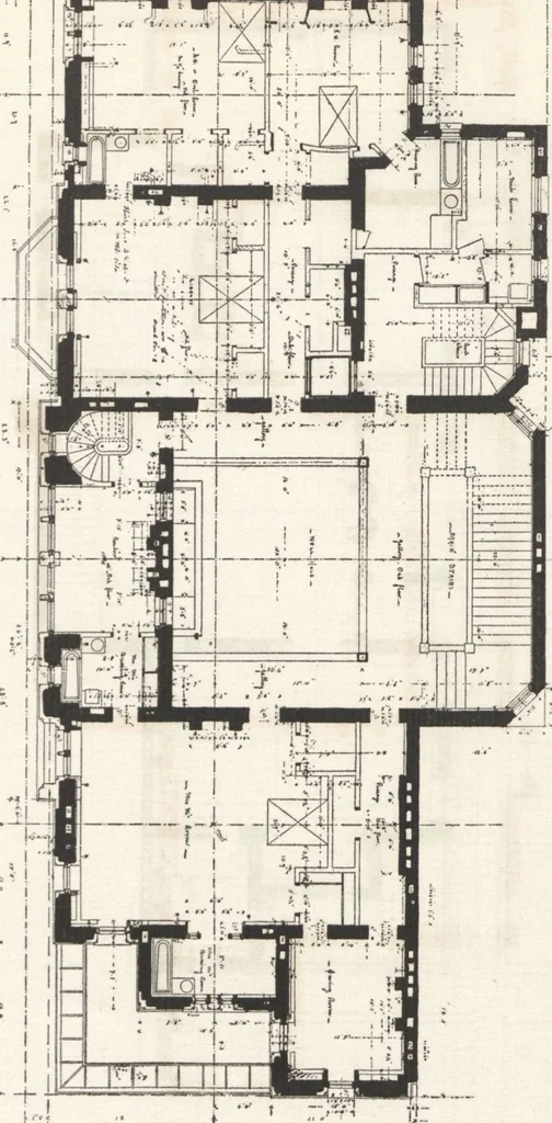 An illustration from The Marquand residence, 1905, leaf 36